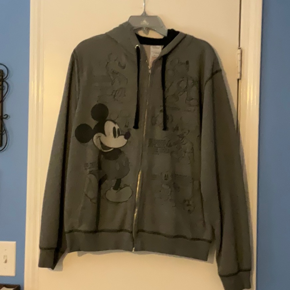 Disney Store Original Mickey Mouse Full zip Hoodie